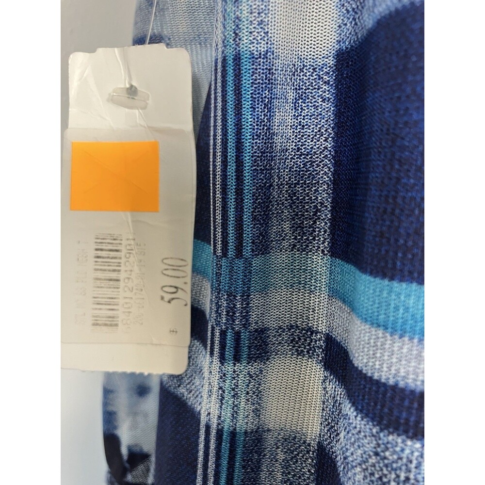 NWT Skyes The Limit Blue Checkered Layered Dress Size L - Picture 6 of 8